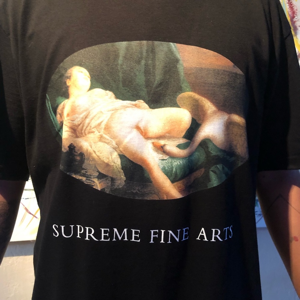 Supreme fine arts t-shirt
